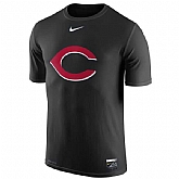 Cincinnati Reds Nike Collection Legend Logo 1.5 Performance WEM T-Shirt - Black,baseball caps,new era cap wholesale,wholesale hats